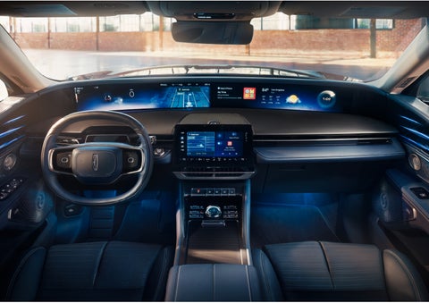 The panoramic display is shown in a 2024 Lincoln Nautilus® SUV. | Magic City Lincoln in Roanoke VA