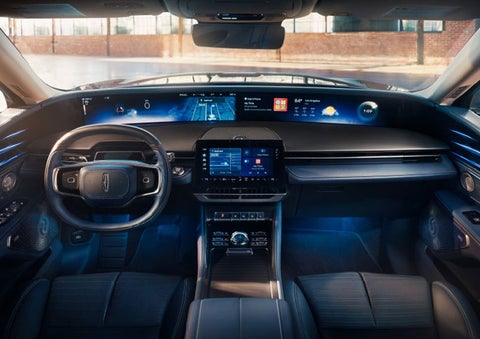 The panoramic display is shown in a 2025 Lincoln Nautilus® SUV. | Magic City Lincoln in Roanoke VA