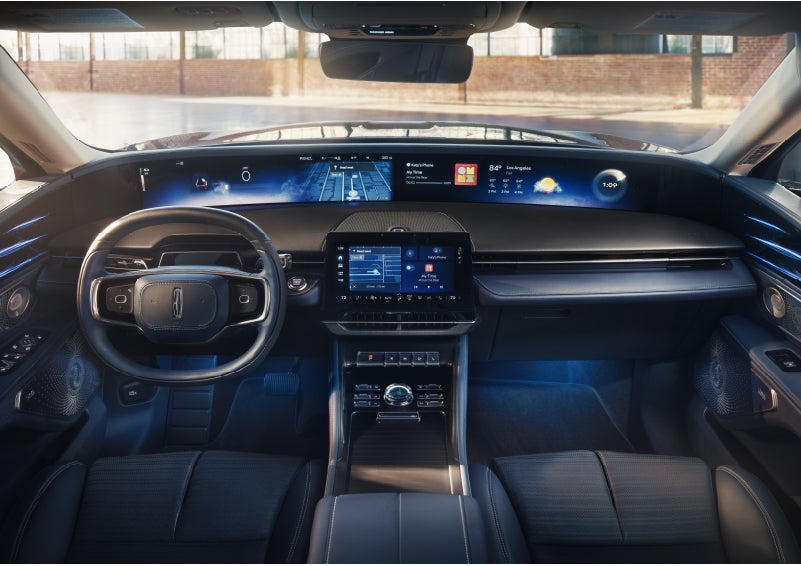 The panoramic display is shown in a 2026 Lincoln Nautilus® SUV. | Magic City Lincoln in Roanoke VA