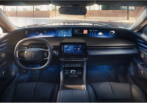 The panoramic display is shown in a 2026 Lincoln Nautilus® SUV. | Magic City Lincoln in Roanoke VA